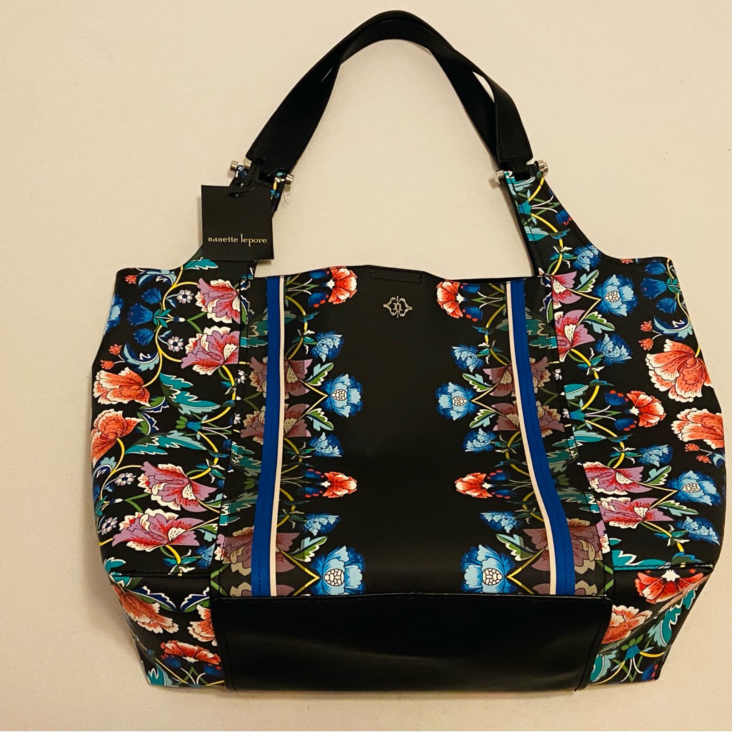 Nanette Lepore Vegan Floral Shoulder Bag, Nwt